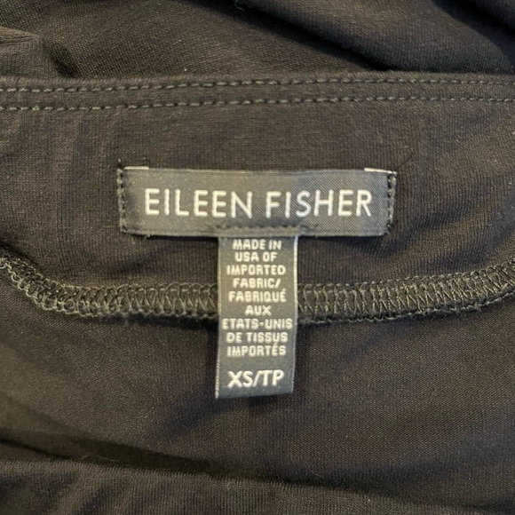 EILEEN FISHER Black Skirt with Mesh Detail - Picture 6 of 6